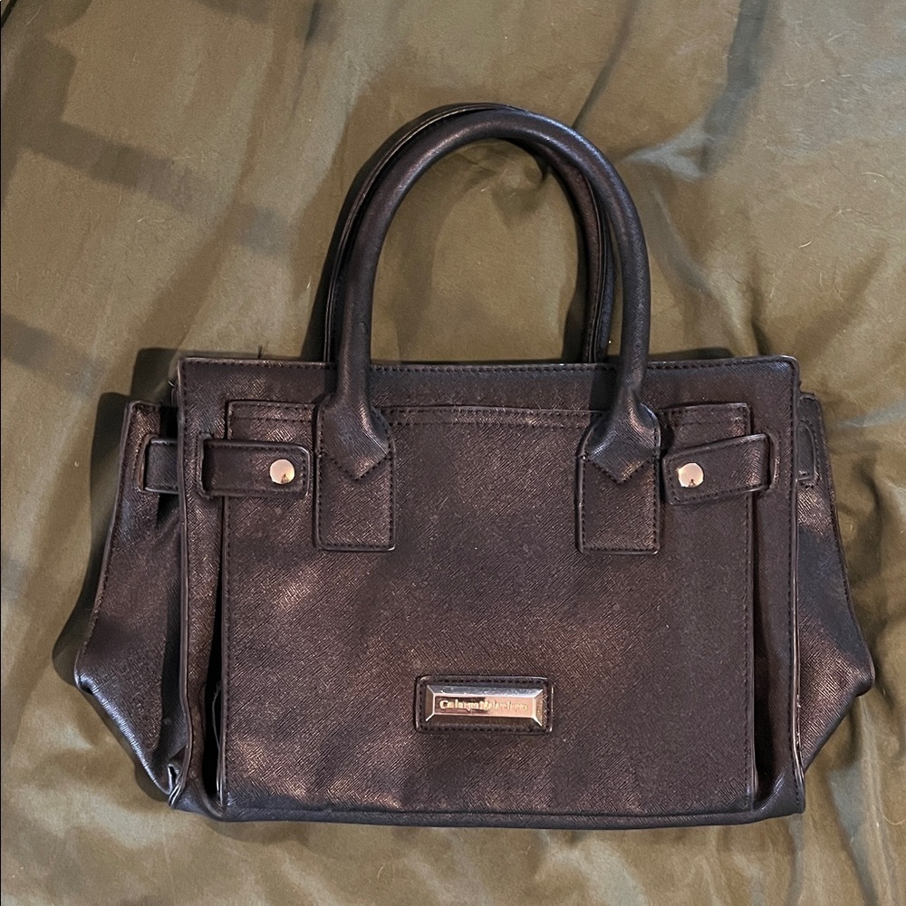 Catherine Malandrino Black Satchel Bag